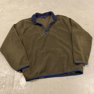 vintage Izod quarter zip fleece Jacket